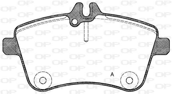 OPEN PARTS Jarrupala, levyjarru BPA1130.00